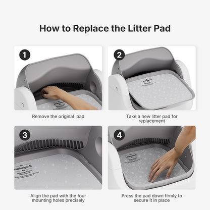 AutoScooper 12 Litter Base Pad – 2 Pack